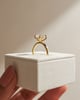 18k Yellow Gold | High Set | 2.49ct - E - VS1 Oval Lab Diamond | Lab Diamond side stones