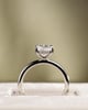 Platinum | High Set | 2.16ct - E - VS1 Oval Lab Diamond | Lab Diamond side stones