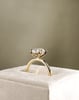 18k Yellow Gold | High Set | 2.4ct - D - VS1 Oval Lab Diamond | Lab Diamond side stones