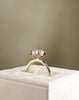 18k Yellow Gold | High Set | 2.09ct - E - VVS2 Oval Lab Diamond | Lab Diamond side stones