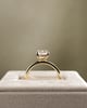 18k Yellow Gold | High Set | 2.01ct - E - VS1 Oval Lab Diamond | Lab Diamond side stones