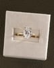 18k Yellow Gold | High Set | 2.56ct - D - VS1 Oval Lab Diamond | Lab Diamond side stones