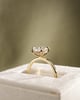 18k Yellow Gold | High Set | 2.59ct - D - VS1 Oval Lab Diamond | Lab Diamond side stones