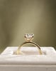 18k Yellow Gold | High Set | 2.59ct - D - VS1 Oval Lab Diamond | Lab Diamond side stones