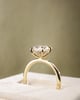 18k Yellow Gold | High Set | 2.31ct - E - VS1 Oval Lab Diamond | Lab Diamond side stones
