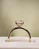 18k Yellow Gold | High Set | 2.1ct - D - VVS1 Oval Lab Diamond | Lab Diamond side stones | #2