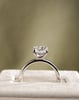 Platinum | High Set | 2.1ct - D - VVS1 Oval Lab Diamond | Lab Diamond side stones