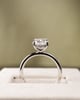 Platinum | High Set | 2.1ct - D - VVS1 Oval Lab Diamond | Lab Diamond side stones | #3