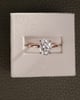 18k Rose Gold / Platinum | High Set | 2.06ct - F - VVS2 Oval Lab Diamond | Lab Diamond side stones