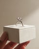 Platinum | High Set | 2.02ct - D - VVS2 Oval Lab Diamond | Lab Diamond side stones