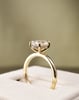 18k Yellow Gold | High Set | 1.81ct - F - VS1 Oval Lab Diamond | Lab Diamond side stones