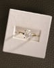 18k Yellow Gold | High Set | 1.54ct - F - VVS2 Oval Lab Diamond | Lab Diamond side stones