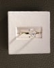 18k Yellow Gold | High Set | 1.54ct - F - VVS2 Oval Lab Diamond | Lab Diamond side stones