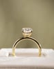 18k Yellow Gold | High Set | 2.07ct - E - VS1 Oval Lab Diamond | Lab Diamond side stones
