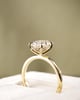 18k Yellow Gold | High Set | 2.07ct - E - VS1 Oval Lab Diamond | Lab Diamond side stones
