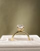 18k Yellow Gold | High Set | 2.66ct - D - VVS1 Oval Lab Diamond | Lab Diamond side stones