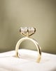 18k Yellow Gold | High Set | 2.58ct - D - VS1 Oval Lab Diamond | Lab Diamond side stones | #3