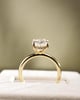 18k Yellow Gold | High Set | 2.58ct - D - VS1 Oval Lab Diamond | Lab Diamond side stones | #3