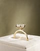 18k Yellow Gold | High Set | 2.56ct - E - VS1 Oval Lab Diamond | Lab Diamond side stones