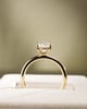 18k Yellow Gold | High Set | 1.98ct - D - VVS2 Oval Lab Diamond | Lab Diamond side stones