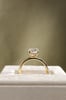 18k Yellow Gold | High Set | 2.09ct - E - VVS2 Oval Lab Diamond | Lab Diamond side stones | #2