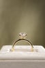 18k Yellow Gold | High Set | 2.01ct - D - VVS2 Oval Lab Diamond | Lab Diamond side stones