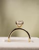 18k Yellow Gold | High Set | 2.42ct - F - VVS2 Oval Lab Diamond | Lab Diamond side stones