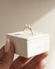 18k Yellow Gold | 1.32ct - F - VVS2 Emerald Lab Diamond