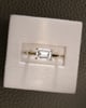 18k Yellow Gold | 2.06ct - F - VS1 Emerald Lab Diamond
