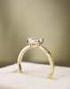18k Yellow Gold | 1.03ct - D - VS1 Emerald Lab Diamond