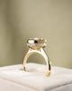 18k Yellow Gold | 3.07ct - E - VVS2 Elongated Cushion Lab Diamond | Lab Diamond side stones