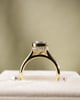 18k Yellow Gold | 3.07ct - E - VVS2 Elongated Cushion Lab Diamond | Lab Diamond side stones