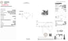 Platinum | 3.04ct - E - VVS2 Elongated Cushion Lab Diamond | Lab Diamond side stones