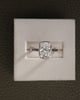 Platinum | 3.04ct - E - VVS2 Elongated Cushion Lab Diamond | Lab Diamond side stones