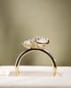 18k Yellow Gold | 0.52ct - D - VVS1 Pear Lab Diamond | 2.02ct - D - VVS2 Pear Lab Diamond
