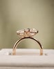 18k Rose Gold | 1.14ct - D - VS1 Pear Lab Diamond | 2.14ct - D - VVS2 Pear Lab Diamond