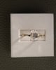 18k Yellow Gold | 2.58ct - D - VVS1 Emerald Lab Diamond | Lab Diamond side stones