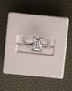Platinum | 2.51ct - E - VVS2 Emerald Lab Diamond | Lab Diamond side stones