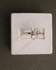 18k Yellow Gold | 2.53ct - D - VVS2 Emerald Lab Diamond | Lab Diamond side stones