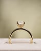 18k Yellow Gold | 2.53ct - D - VVS2 Emerald Lab Diamond | Lab Diamond side stones