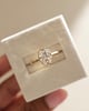 18k Yellow Gold | 10x7mm Oval Moissanite