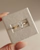 18k Yellow Gold / Platinum | 11x5.5mm Marquise Moissanite