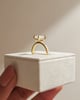 18k Yellow Gold | 2.03ct - E - VVS2 Emerald Lab Diamond | Lab Diamond side stones
