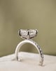 Platinum | 3.09ct - E - VVS2 Emerald Lab Diamond | Lab Diamond side stones