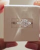 Platinum | 8.5mm Round Moissanite | Lab Diamond side stones