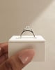 Platinum | 11x5.5mm Marquise Moissanite | Lab Diamond side stones