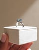Platinum | 2.07ct - Fancy Blue - VS1 Oval Lab Diamond