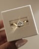 18k Yellow Gold | 9x6.5mm Oval Moissanite