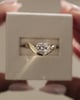 18k Yellow Gold | 9x6.5mm Oval Moissanite