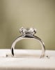 Platinum | 1.97ct - F - VS1 Oval Lab Diamond
